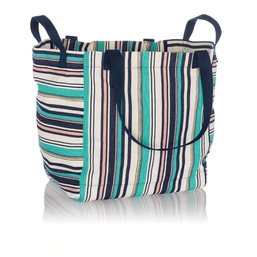 Thirty One New Horizon Tote Caribbean Weave NIP
